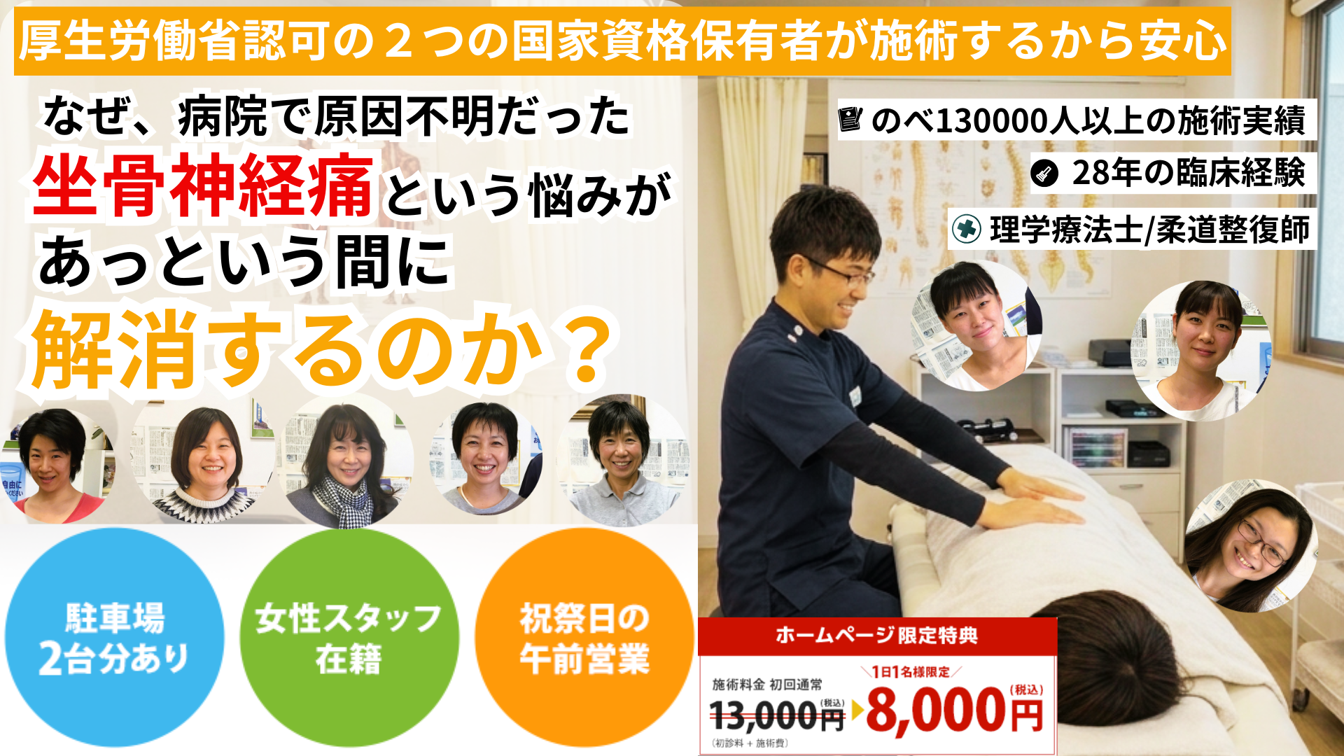 坐骨神経痛と言うものの、原因は様々