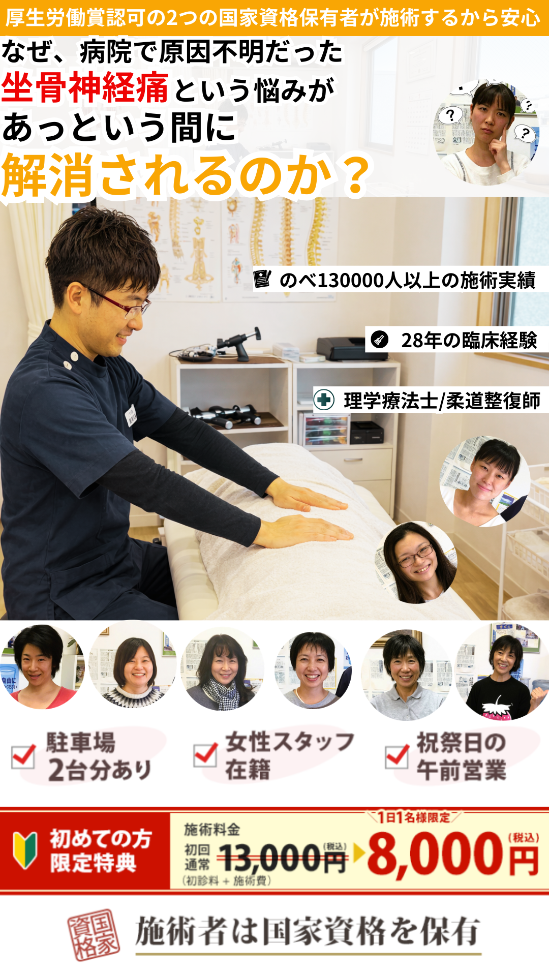 坐骨神経痛と言うものの、原因は様々